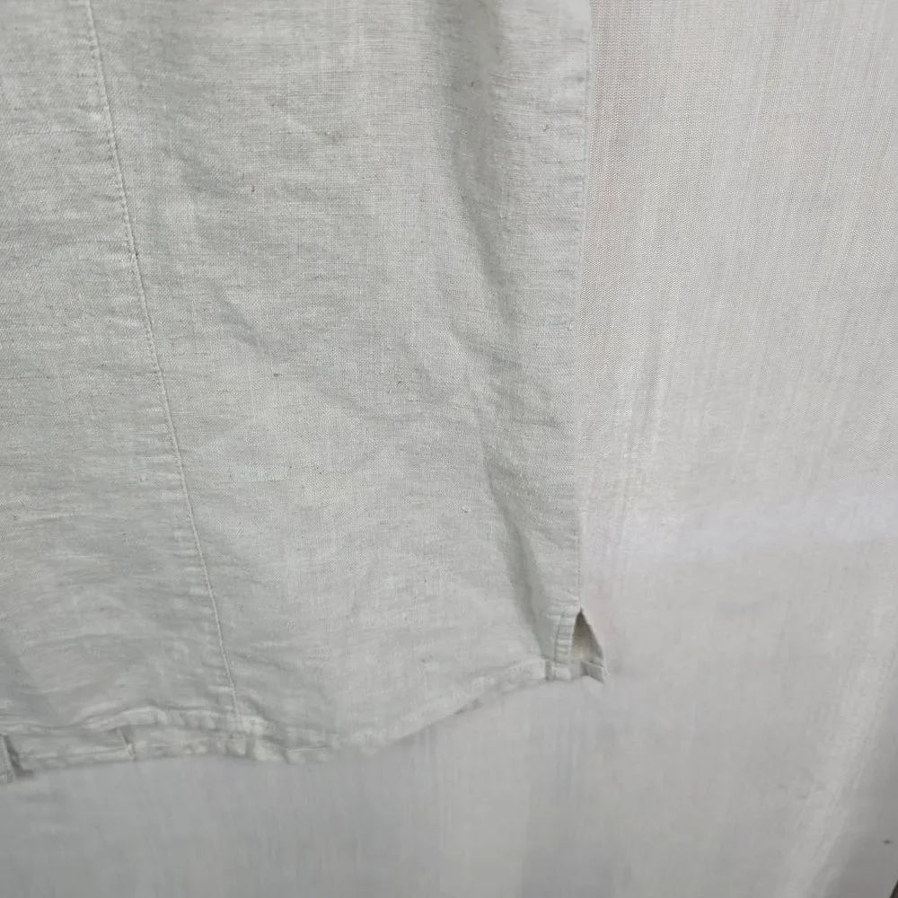 Casual Corner Annex Light Beige Sleeveless Button‑Down Vest Size M - Picture 10 of 11